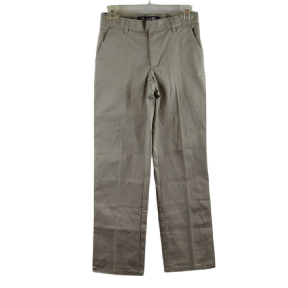 French Toast Brown Girls Relaxed School Uniform Pants 12 012